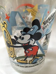 McDonalds Disney 100th Anniversary Share A Dream Steamboat Willie Glass - Picture 1 of 5