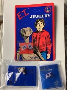 1982 ET Extra Terrestrial Star Power lot/set of 3 EARRINGS, Ring & Neckless - Picture 1 of 1
