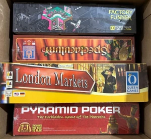 Lot of 4 - Board Game MSRP $150 Spectaculum, Factory Funner, London Markets - Picture 1 of 2