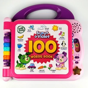 LeapFrog Scout and Violet 100 Words Book Learning Reader English & Bilingual Toy - Picture 1 of 9