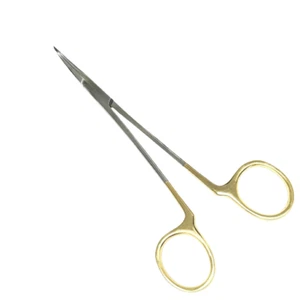 Juego de 5 disectores de nervios faciales McCabe, mandíbulas lisas de 5,5" Crvd 14 mm, mangos dorados - Imagen 1 de 1