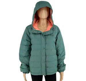 Levi's Women Green Edie Packable Hooded Jacket Coat Size XXS 2XS - Picture 1 of 16