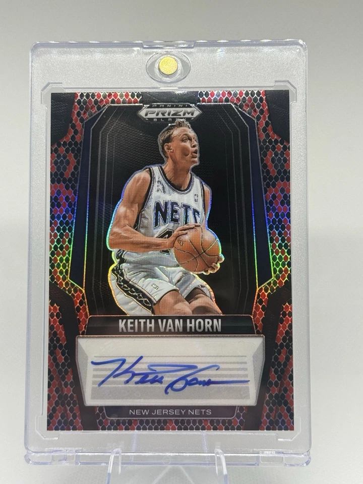 2024-25 Panini Prizm Negro Keith Van Cuerno Piel de Serpiente Prizm Automático/15 #SIG-KVH Redes Foto 1 de 4