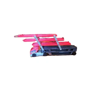 Hot Wheels - 2014 - Mattel - Red Mega Hauler / Car Carrier - Transporter Truck - Picture 1 of 8