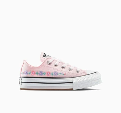 Chuck Taylor All Star EVA Лифт Платформа Вышитые Цветы размер 10,5 - Изображение 1 из 4