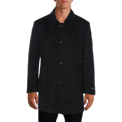 Abrigo Kenneth Cole New York Hombre Estes Negro 42R Foto 1 de 4