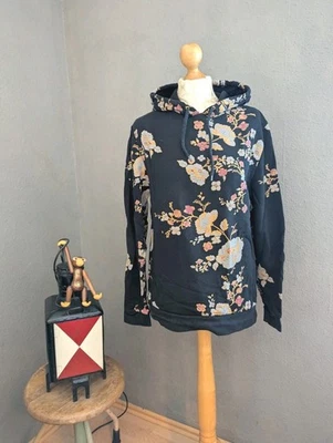 ASOS Hoodie Sweatshirt Schwarz Blüten Floral M - Bild 1 von 4