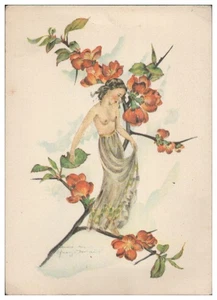 Y1016/ Schwarz-Torinus Karte 40er Jahre  Erotik - Picture 1 of 2