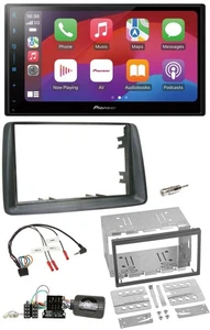 Pioneer DAB USB Lenkrad Bluetooth 2DIN Autoradio für Fiat Panda 2007-2012 grau - Bild 1 von 12