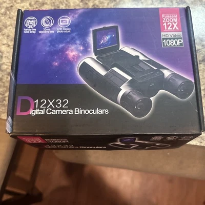 Новый цифровой камеры бинокль W/HD видео 1080P Zoom 12 X ЖК-дисплей 32 мм объектив - Изображение 1 из 4