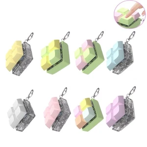 4 Keys Mechanical Keyboard Relief Toy Keyborad Button Keychain - Afbeelding 1 van 11
