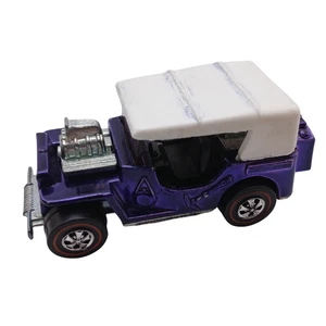 Vintage Hot Wheels Grass Hopper 1970 Purple White Top Jeep Redline - Picture 1 of 5