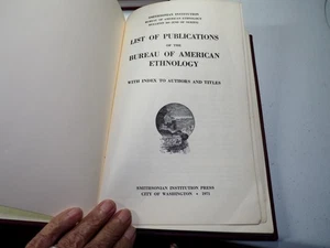 List of Publications of the Bureau of American Ethnology with Index to Authors - Picture 1 of 1