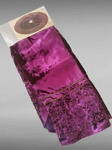 Beaded Velvet Tree Skirt Target 2005 Purple Embellished Fancy Made in India NEW - Picture 1 of 6