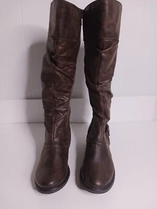 Botas de equitación Bare Traps Sheridan para mujer marrón textil talla superior 6,5 M - Imagen 1 de 12