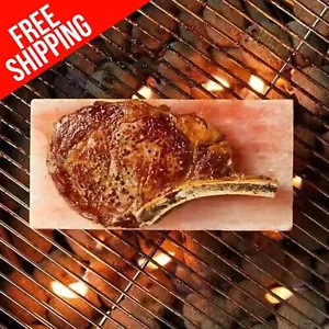 Salt Cooking Block Himalayan Pink Plate 16x8x2 Extra Large BBQ Season AFFORDABLE - Picture 1 of 10