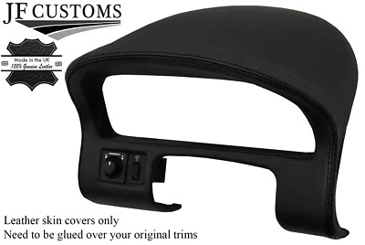 AFORCE AUTO BLACK STITCH LEATHER SPEEDO + DASH COWL HOOD COVER FITS MG MGF MG TF 95-05