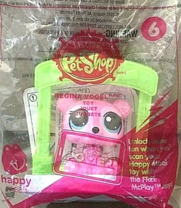 NIP Littlest Pet Shop Regina Vogel Pink Bear #6 McDonald's Happy Meal 2015 LPS - Picture 1 of 1