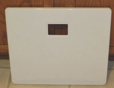 Haier Dryer Model RDE350AW: Front Door Outer Panel (WD-2300-10) (P5300)  - Image 1 of 4