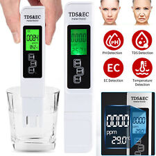 Digital Tester TDS EC PPM Meter Water Purity Hydroponics Water Quality Test Pen