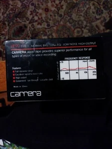 NEW FACTORY SEALED Blank Audio Cassette Tape Carrera HF90 - Picture 1 of 6
