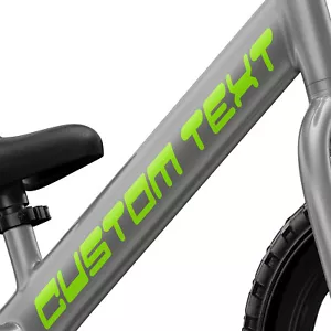 2x Calcomanía Personalizada Marco de Bicicleta Texto Letras Pegatina BMX Bicicleta de Montaña V52 - Imagen 1 de 2