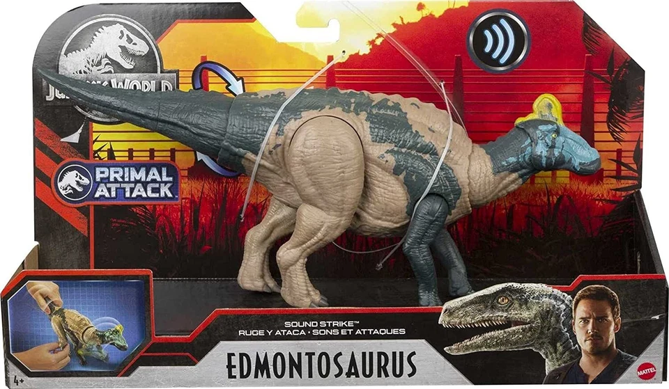 Jurassic World Edmontosaurus Primal Attack Sound Strike 2019 Mattel