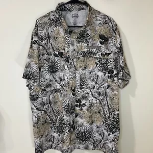 GAME GUARD Hunting Fishing Shirt XL- Brush Desert Cactus Camouflage Mens Vents - Picture 1 of 20