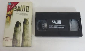 Saw II 2 VHS Tape - Last Release 2005 - Horror Classic w/ Tobin Bell - Picture 1 of 4