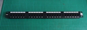 Excel - Cat 5e - 24 x Port - Communication Circuit Accessory - T568B - 19" Rack - Photo 1/6