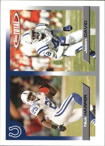 2005 Topps Total Football #113 Jason David Nick Harper