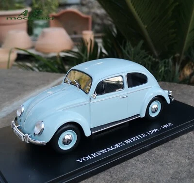 modellino auto scala 1/24 usato volkswagen beetle 1200 del 1960 modellini vintag - Immagine 1 di 4