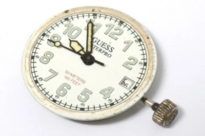Guess Waterpro quartz Shiojiri VX12E movement and dial for parts           -9078 - Immagine 1 di 2