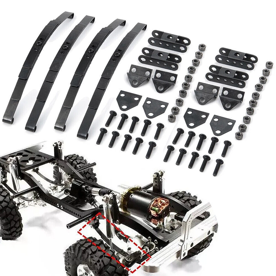 RC Leaf Spring Suspension Steel Bar for 1:10 RC  Crawler D90 Axial SCX10 Car - Photo 1/4
