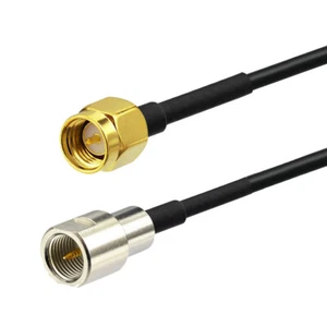 Bingfu SMA Male to FME Male RG174 Coaxial Pigtail Cable 10cm Extension Cable - Picture 1 of 3
