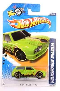 2012 Hot Wheels Heat Fleet ’12 Series 5/10 Volkswagen Brasilia #155 - Picture 1 of 3