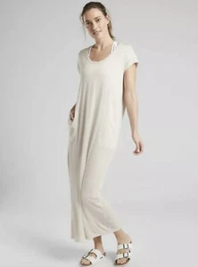 NWT Athleta Martinique Maxi Dress Aged White Small S $108 Free Shipping - Picture 1 of 2