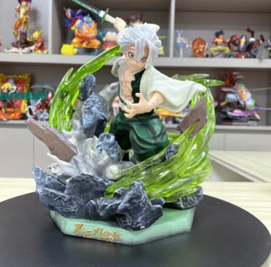 Demon Slayer Shinazugawa Sanemi PVC Figure LED Light Model Statue Toy Gift 30cm - Picture 1 of 18
