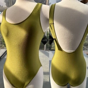 Zaful Forever Young One Piece Green Bathing Suit W/ Removable Pads Size 6 New - Picture 1 of 8