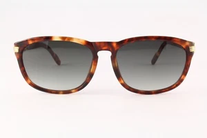 Rare Authentic Cartier Tortoise Gold 55mm France Sunglasses - Picture 1 of 5