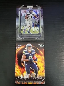 2022 Kenneth Walker Rookie Lot Prizm Black PB19 Red Hot Rookies Seahawks Rc - Bild 1 von 2