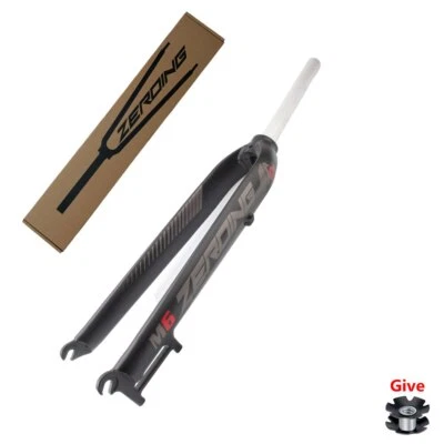 Horquilla de aleación de aluminio MTB M6 26/27,5/29er bicicleta de carretera V freno horquilla delantera 100 mm Foto 1 de 4