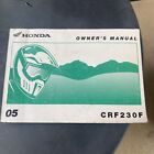 Honda 2005 Crf230f Owners Manual
