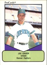 1990 ProCards AAA #661 Joe Xavier