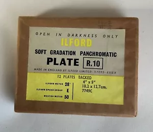 Ilford Soft Gradation Panchromatic 4x5 inch Plate Film. Expired - Picture 1 of 4
