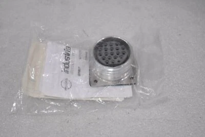 MOLEX 35-54908M34 CIRCULAR FEMALE 20 CONTACTS PANEL CONNECTOR ALUMINUM - Image 1 of 3