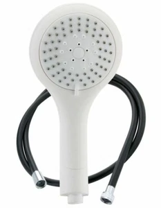 Handbrause Set Dusche Bad Brause mit 1,70m Schlauch Duschkopf weiß-matt - Bild 1 von 3