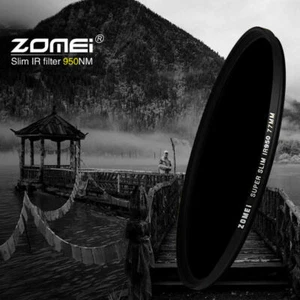 Zomei 25 mm-82 mm 950 nm filtro infrarossi raggi X IR per fotocamera Nikon Sony DSLR Cano - Foto 1 di 26