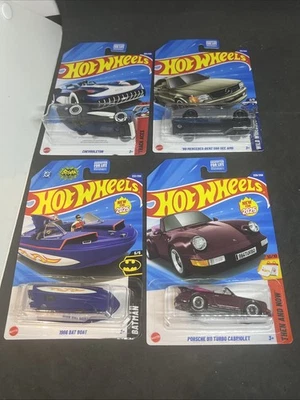 Lote 4 Hot Wheels Track Aces Chevroletor Reg Treasure Hunt Porsche 1966 Bat Boat Foto 1 de 4