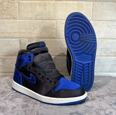 Talla 8.5 - Air Jordan 1 Retro EP Alto Satinado Real Foto 1 de 4